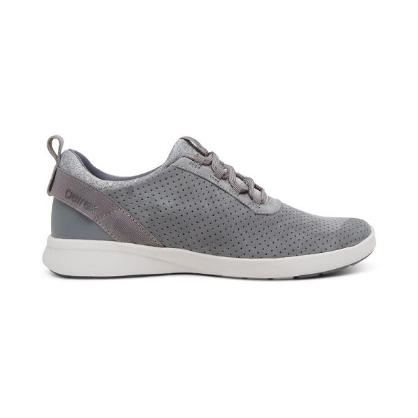 Aetrex Women's Kimmy Arch Support Sneakers - Grey | USA EHTCW64